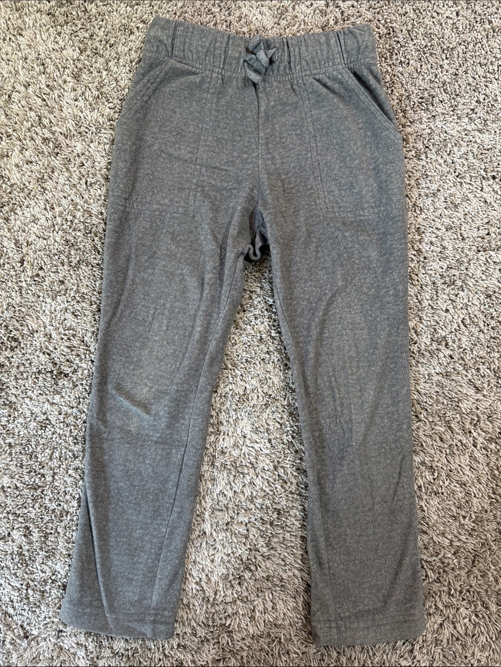 OshKosh B'gosh Light Gray Kids Jogger Pants with pockets -Size 6